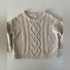 Baby GAP cable knit sweater Size:2T LIKE NEW!